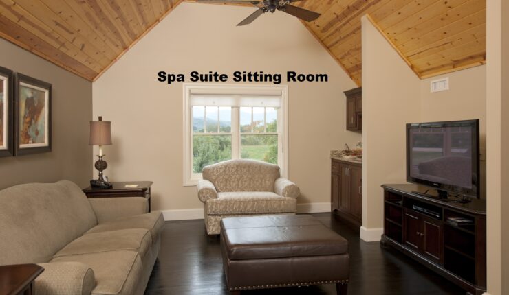 spa suite sitting room with name